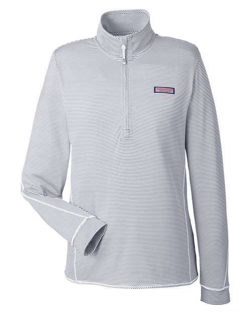 Women's Microstripe Sankaty Half-Zip Pullover