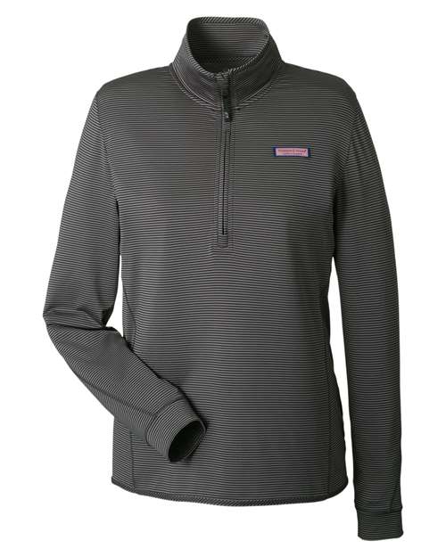 Women's Microstripe Sankaty Half-Zip Pullover