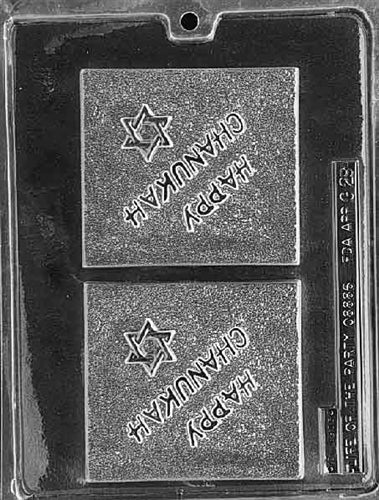 Happy Chanukah Chocolate Gift Card Mold