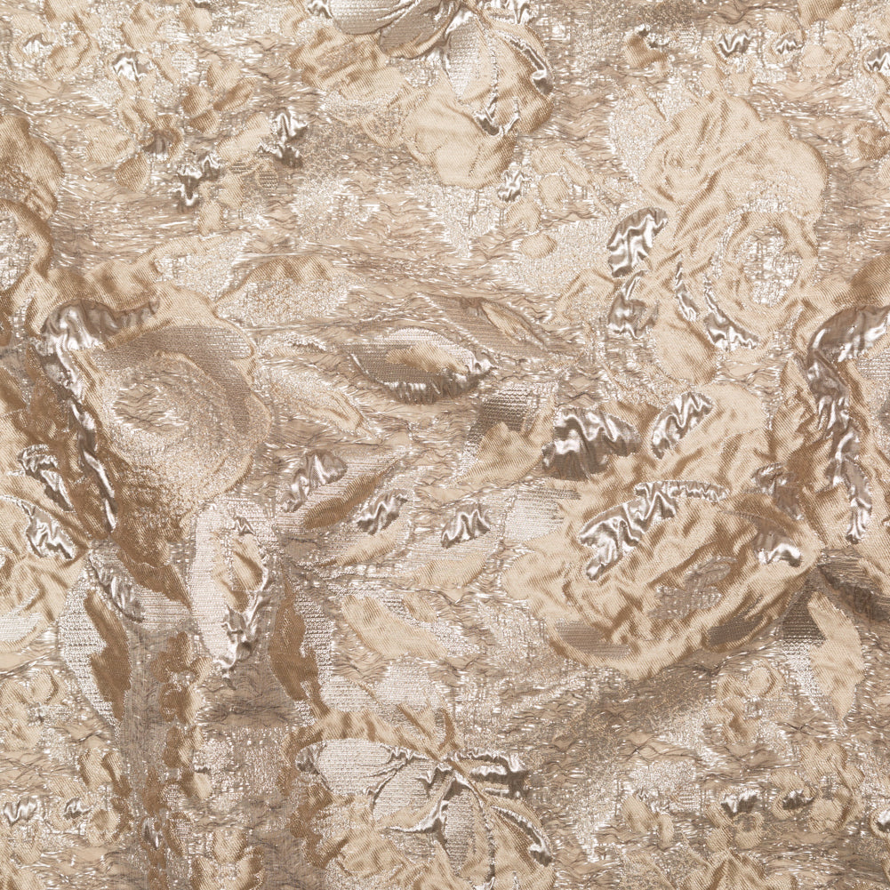 Metallic Crockery and Twill Rosy Luxury Brocade