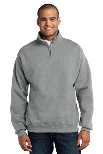 Jerzees® NuBlend 1/4-Zip Cadet Long Sleeve Collar Sweatshirt