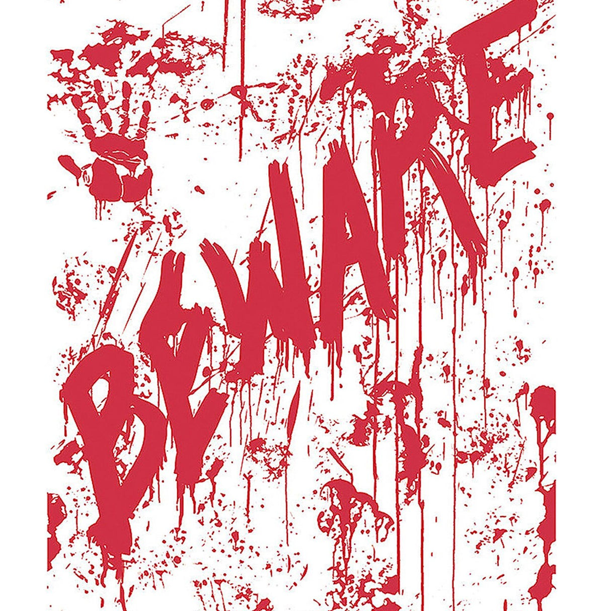 30 Inch Bloody Door Cover Scary Halloween Decoration Indoor Outdoor Prop