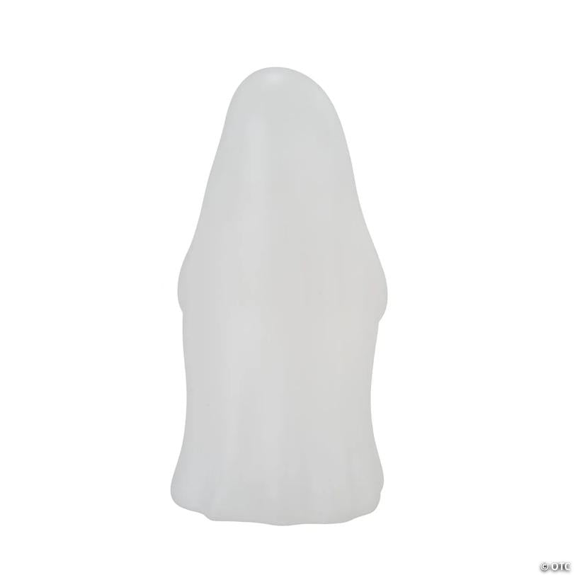 12" Light-Up LED Ghost with Jack-O'-Lantern Blow Mold Figure Halloween Decoration