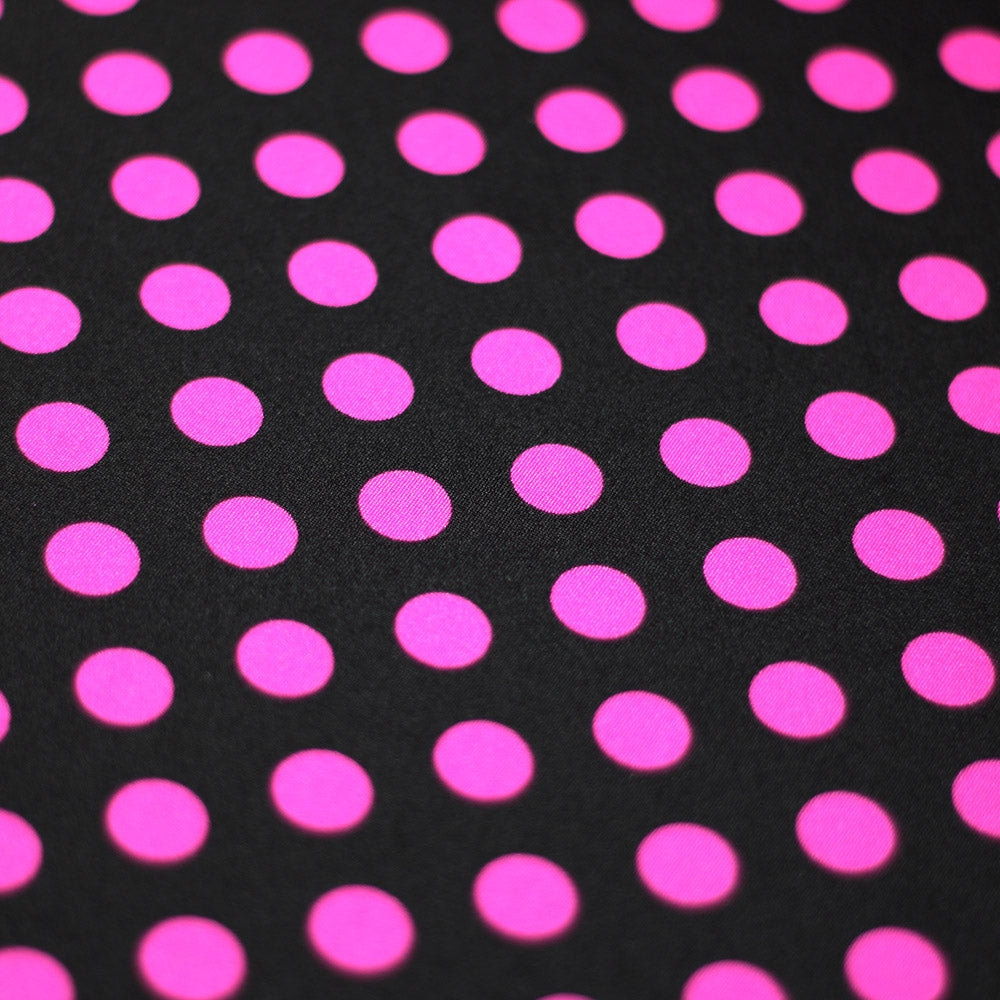 E-Z Dots Nylon Spandex Fabric - Large Polka Dots Print, 58/60" Width (1 Yard)