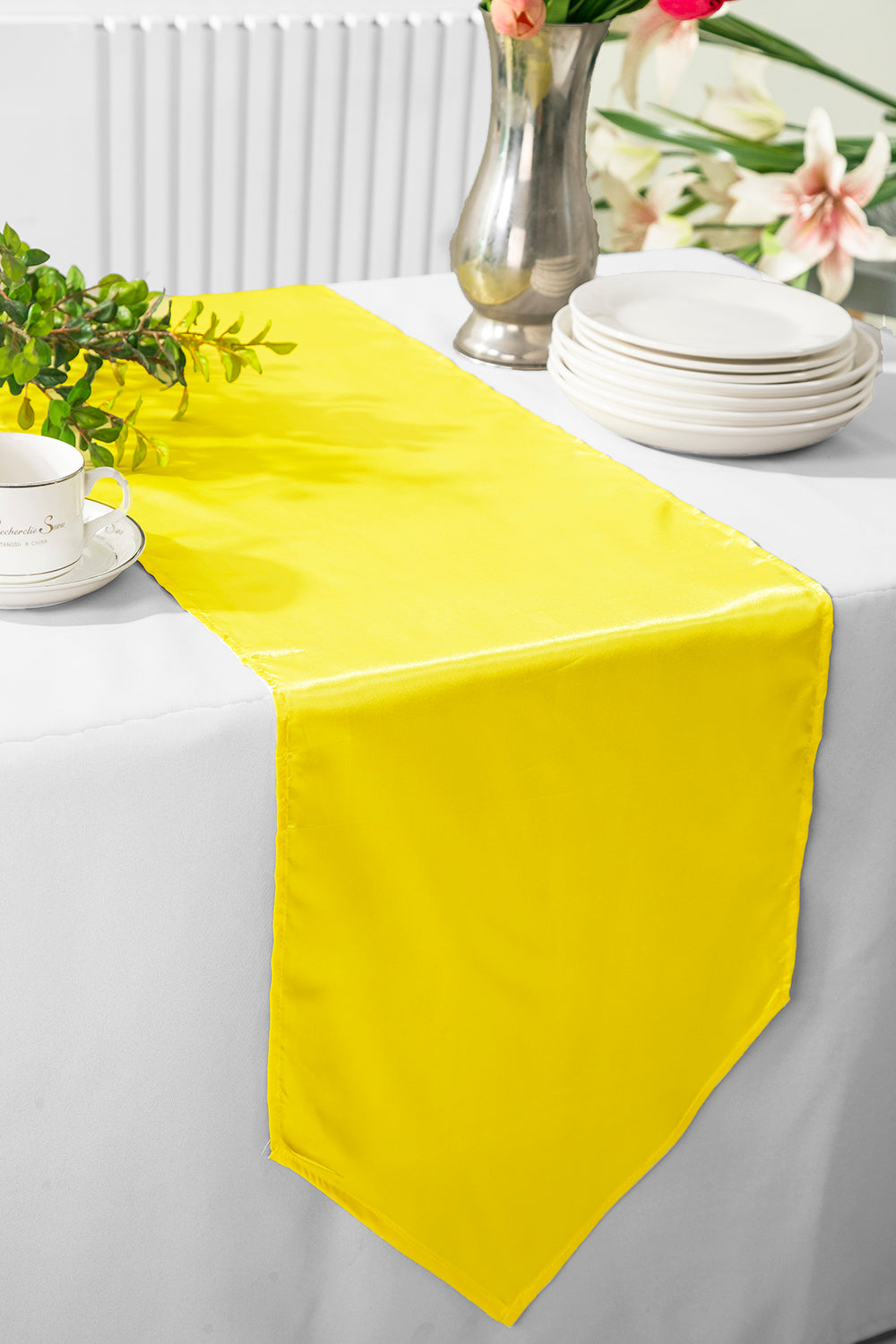 Durable Satin Rectangular Overlay – Wedding & Banquet Linen