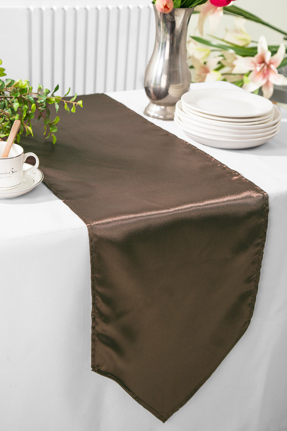 Durable Satin Rectangular Overlay – Wedding & Banquet Linen
