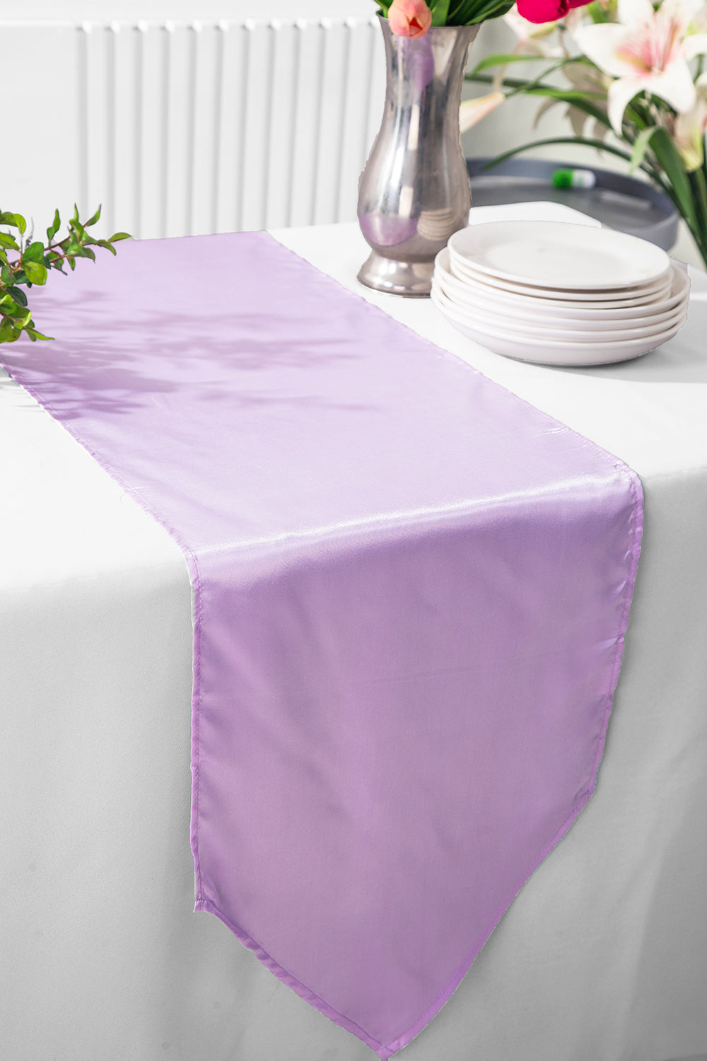 Elegant Satin Rectangular Tablecloth – Seamless Design