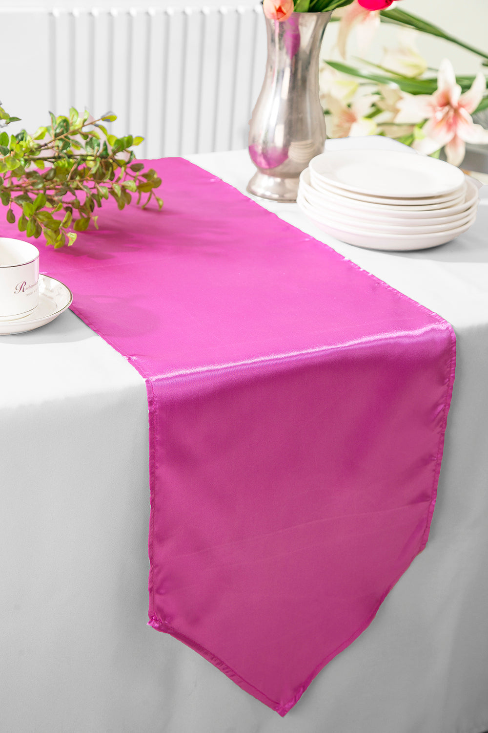 Elegant Satin Rectangular Tablecloth – Seamless Design