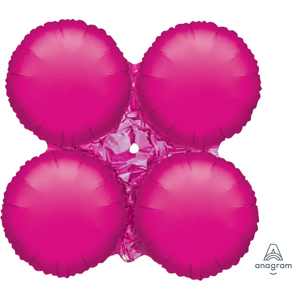 Foil Balloon MagicArch Small Metallic Fuchsia