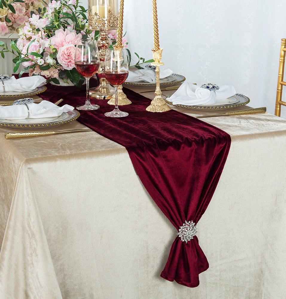Italian Velvet Table Runner