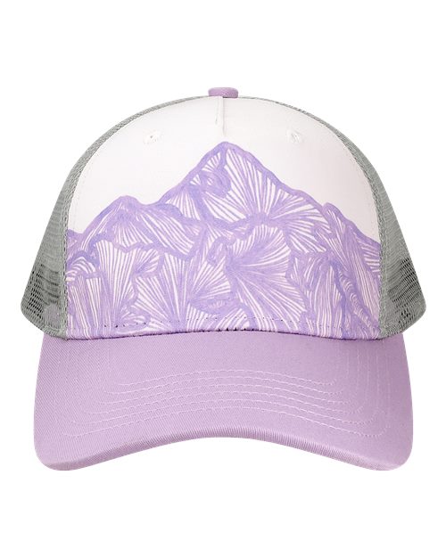 LOCALE Printed Five-Panel Trucker Cap