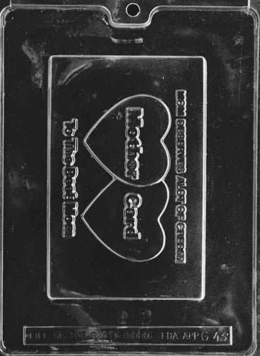 Mother's Credit Card Chocolate Mold
