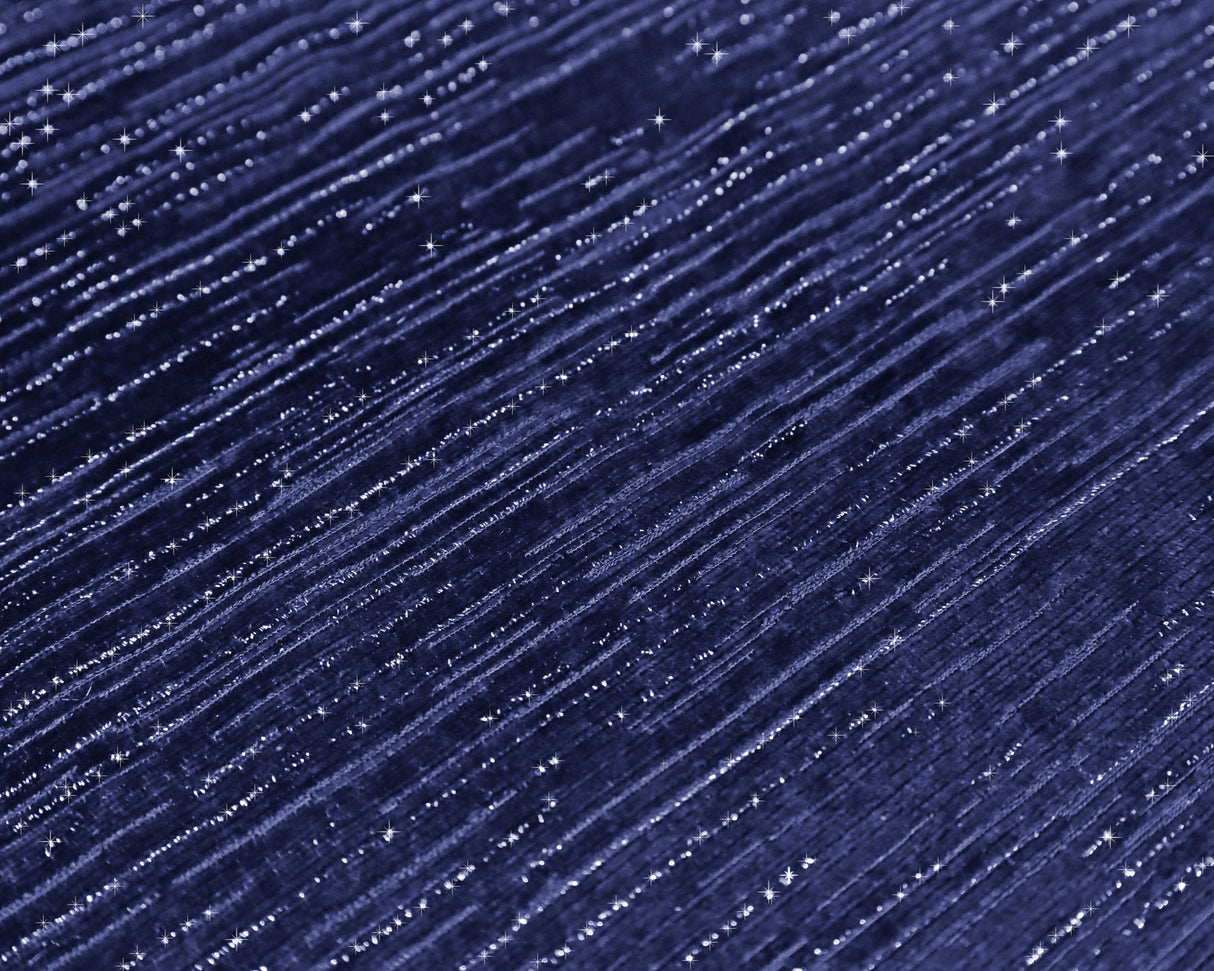 Round Velvet Tablecloth 120 Seamless Navy Blue