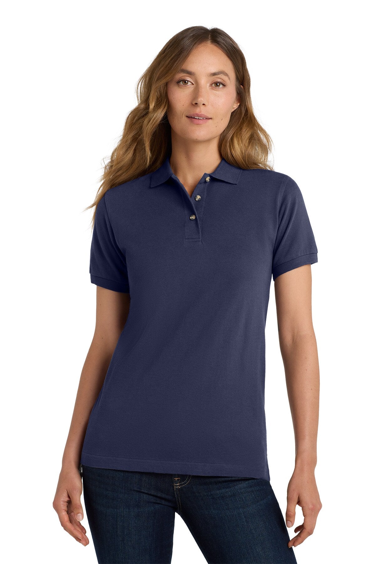 Port Authority® Women's Heavyweight Cotton Pique Polo