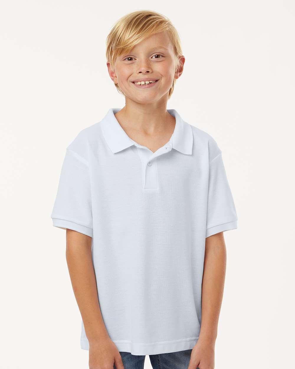 AllPro® Youth Pique Polo Shirt 65/35 Polyester Cotton