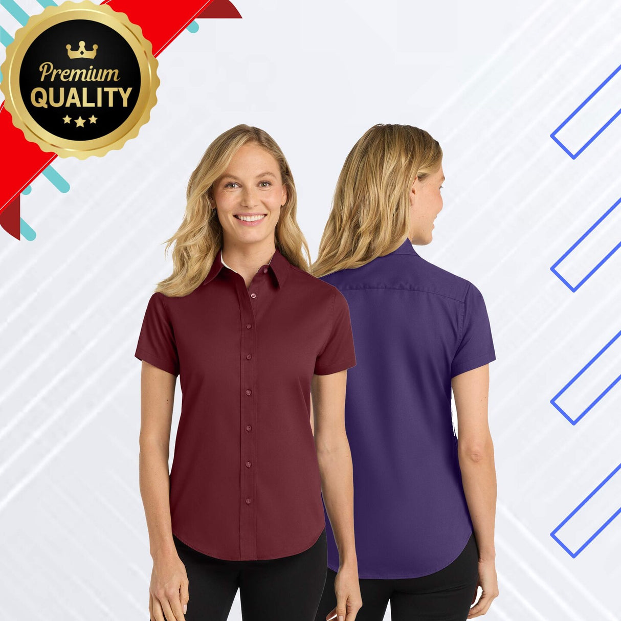 Port Authority® Women's Short Sleeve Easy Care Shirt