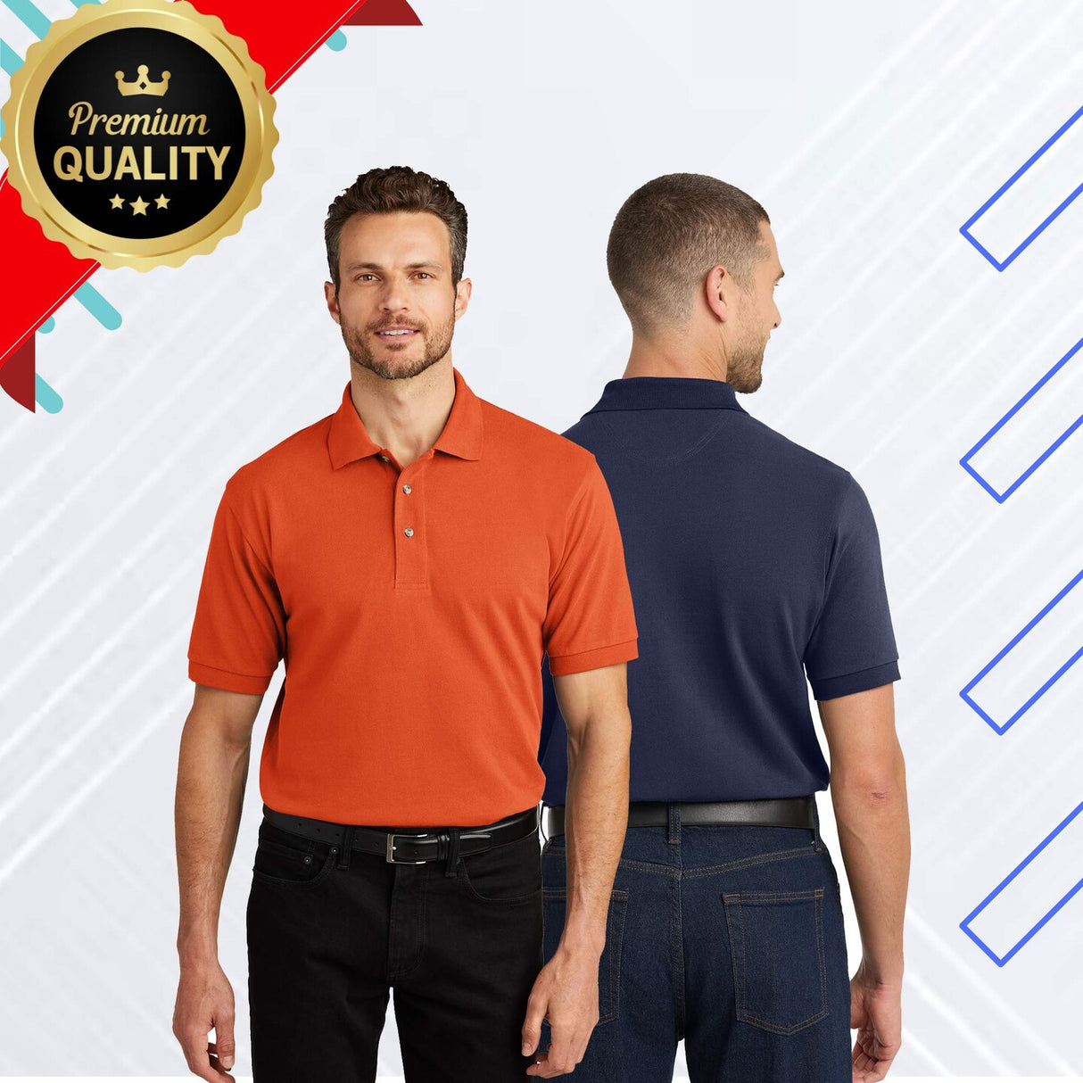 Port Authority® Heavyweight Cotton Pique Polo