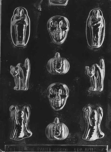 Assorted Halloween With Pumpkin Chocolate Mold - LPH001