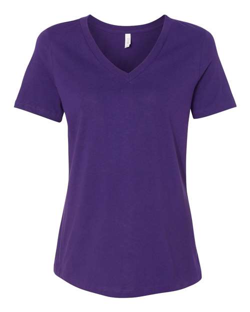 BELLA + CANVAS® Women's Relaxed Jersey V-Neck Tee - 6405