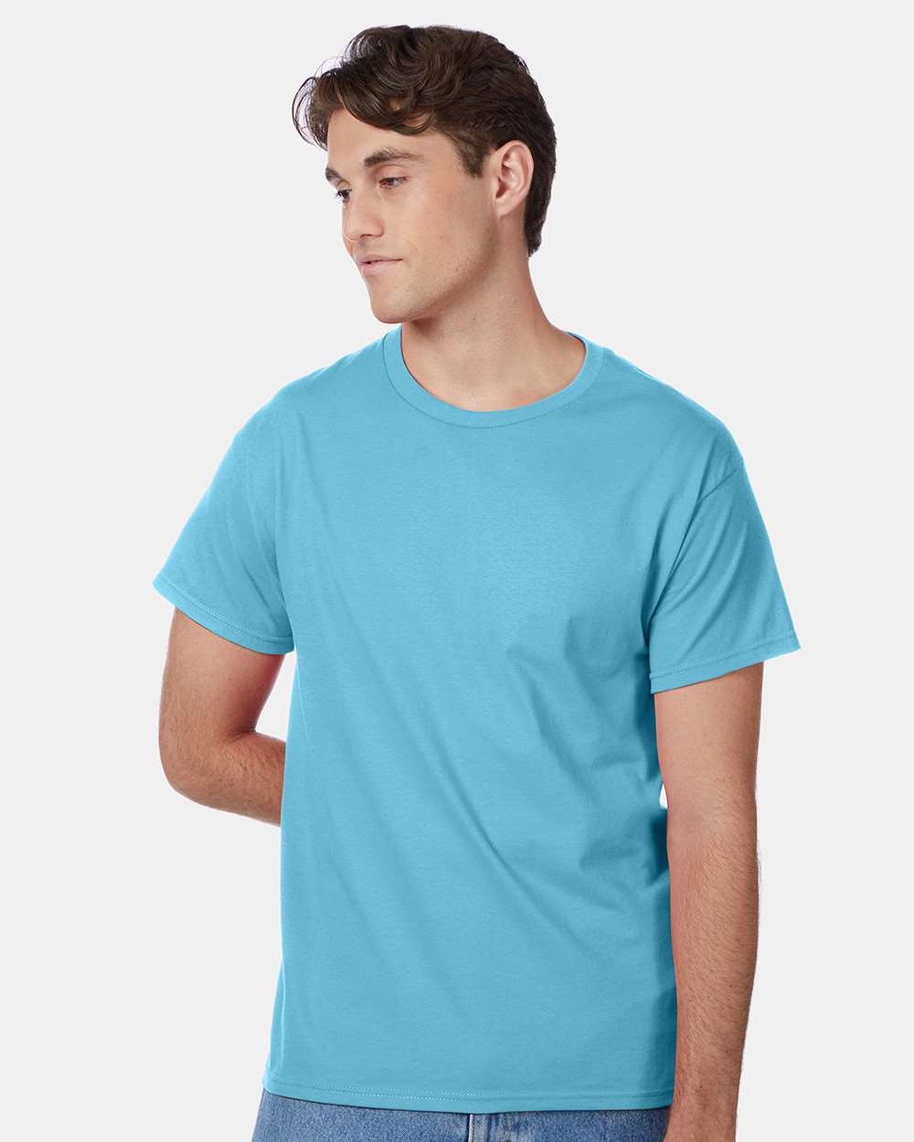 12 Pack Men's Authentic 100% Cotton Crew Neck T-Shirt