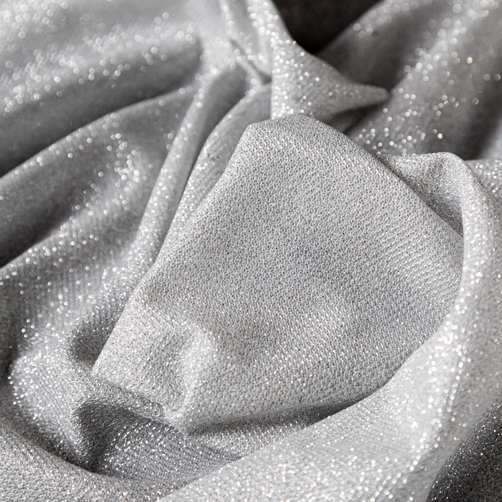 Two-Tone Galaxy Lame - White - Andromeda Collection