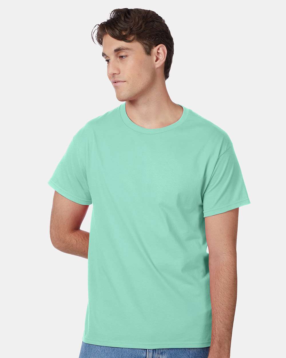 12 Pack Men's Authentic 100% Cotton Crew Neck T-Shirt