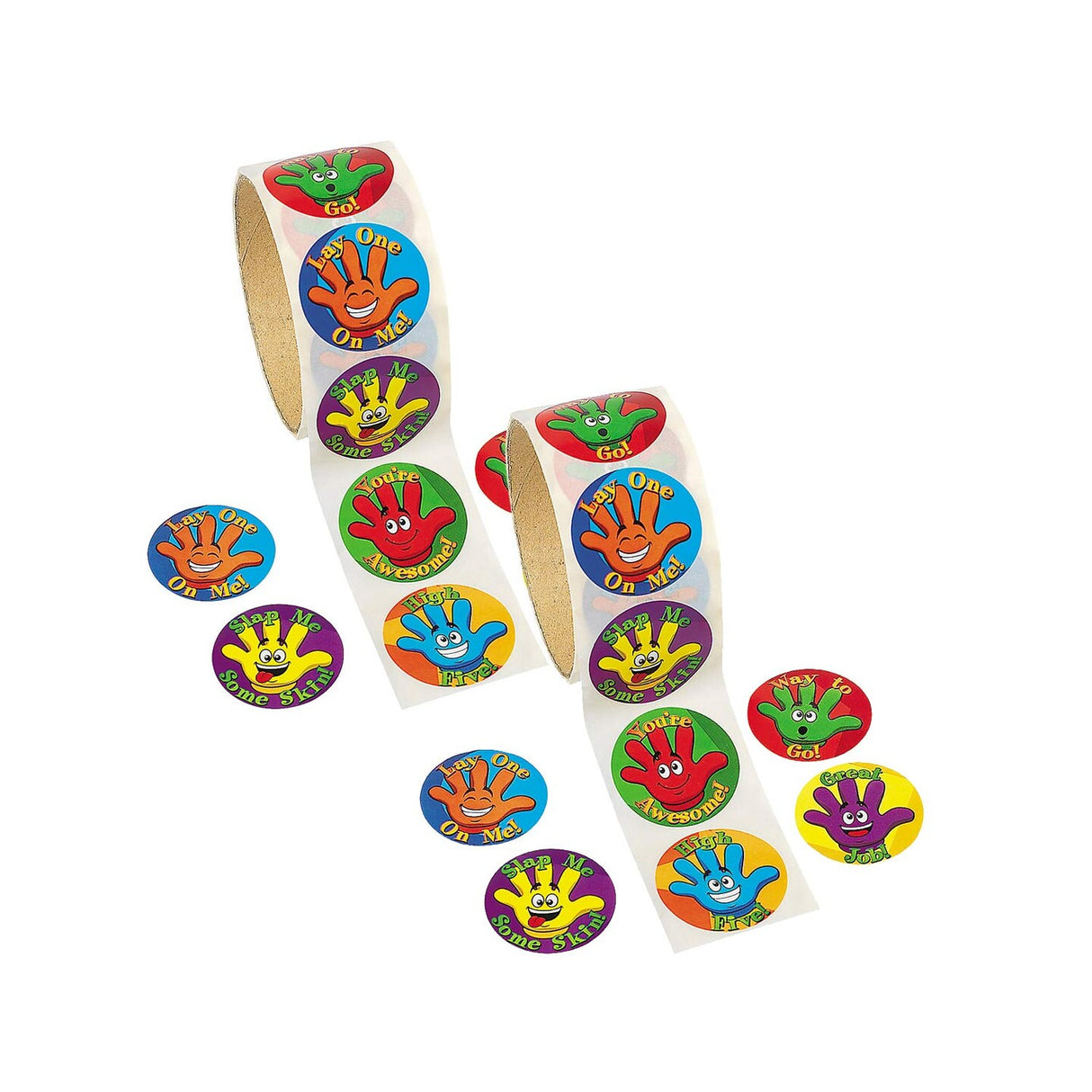 High Five Sticker Roll 100 Pieces
