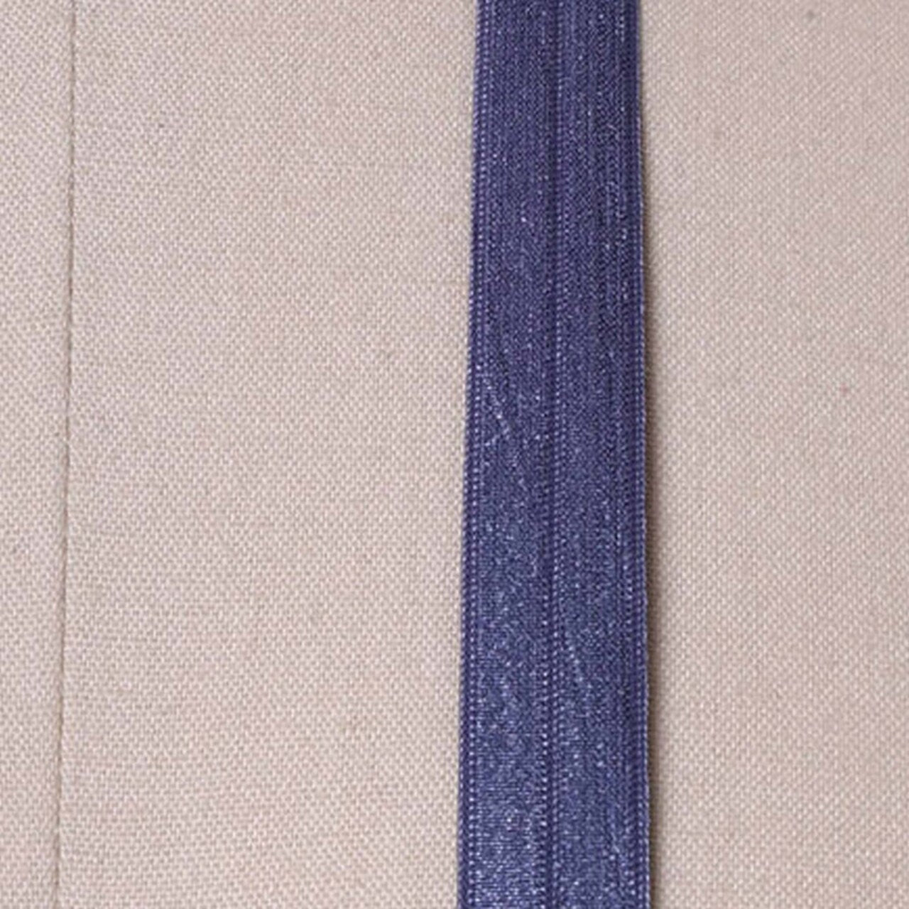 3 Yards Indigo Blue Fold Over Elastic Stretch Bias Trim 5/8"