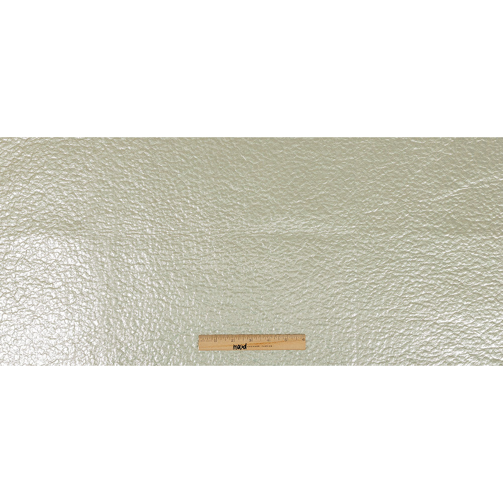 Clara Italian Metallic Mother of Pearl Pebbled Coating with Foil Laminate