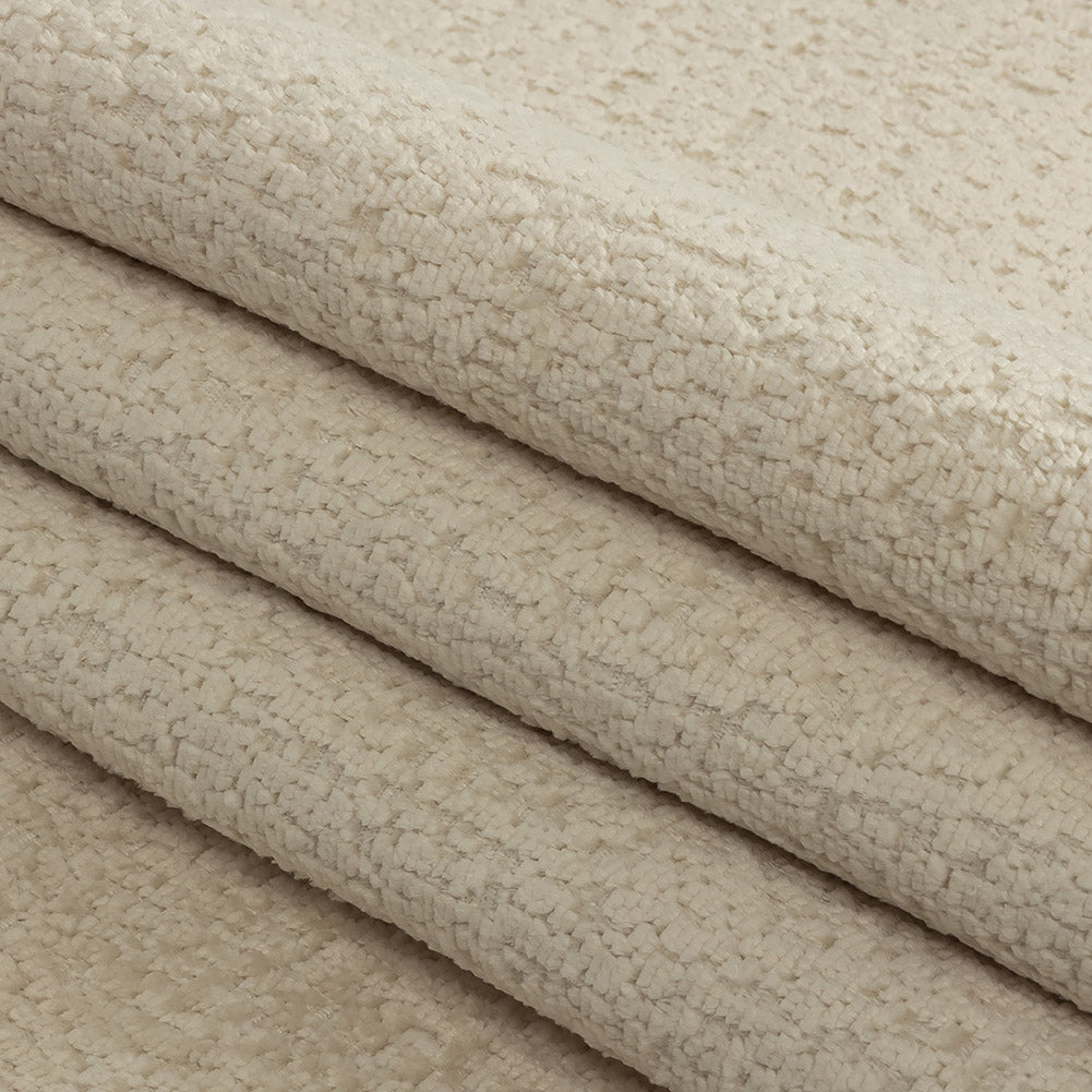 Crypton Hesse Custard Tactile Polyester Chenille
