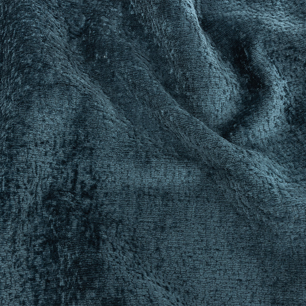 Crypton Hesse Blue Tactile Polyester Chenille