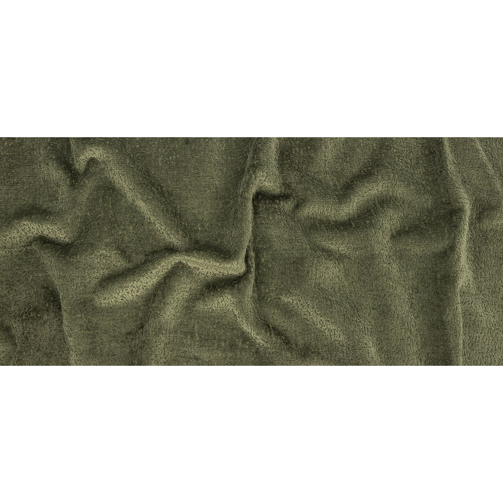 Crypton Hesse Green Tactile Polyester Chenille