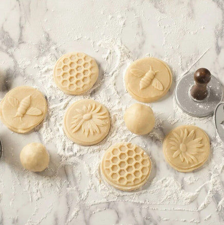 Nordic Ware Honey Bee Cookie Stamps Sunflower hive 3 pack