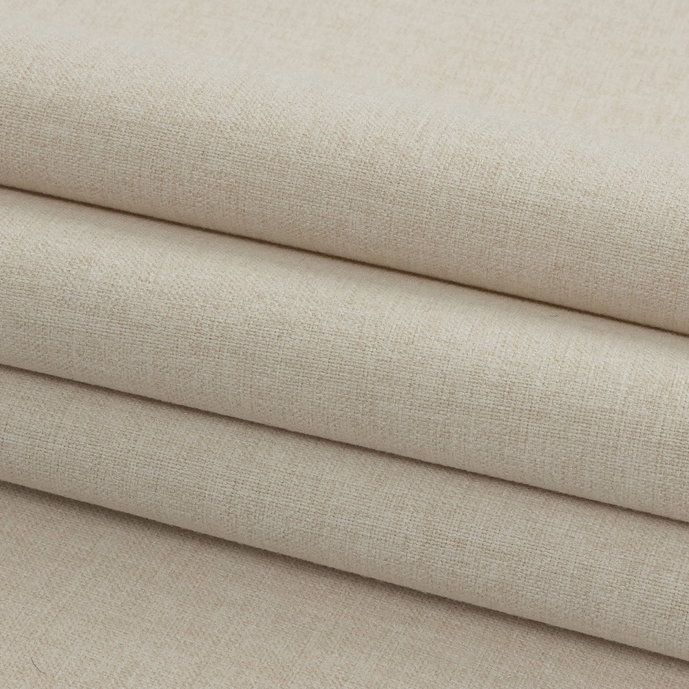 Crypton Sunday Eggshell Brushed Polyester Canvas