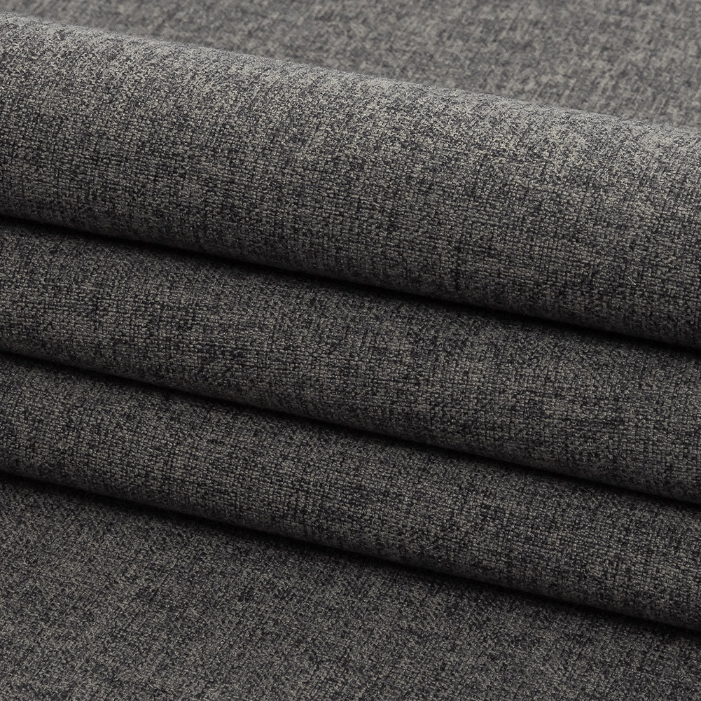 Crypton Sunday Slate Brushed Polyester Canvas