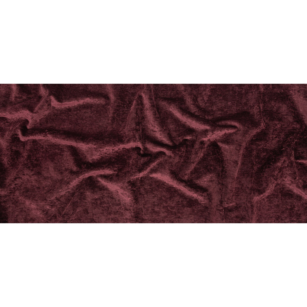 Crypton Burgundy Polyester Chenille