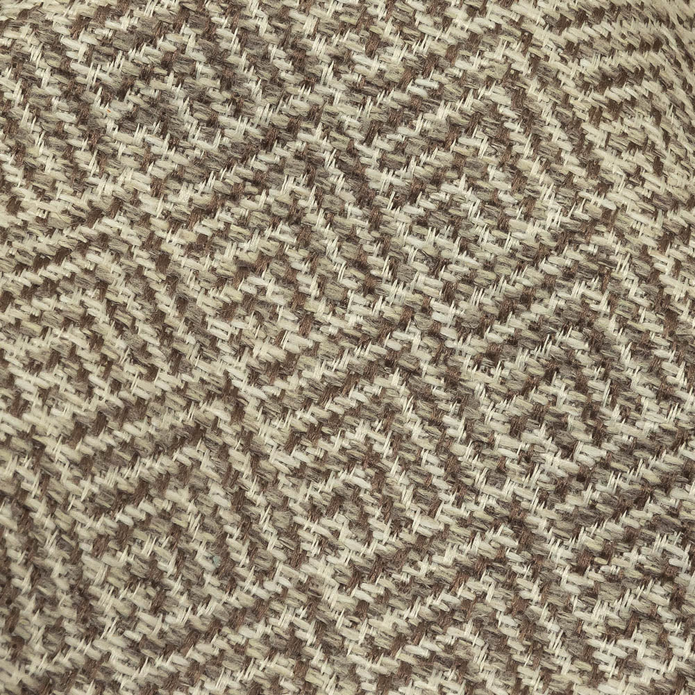 Dusty Brown and White Diamonds Upholstery Tweed