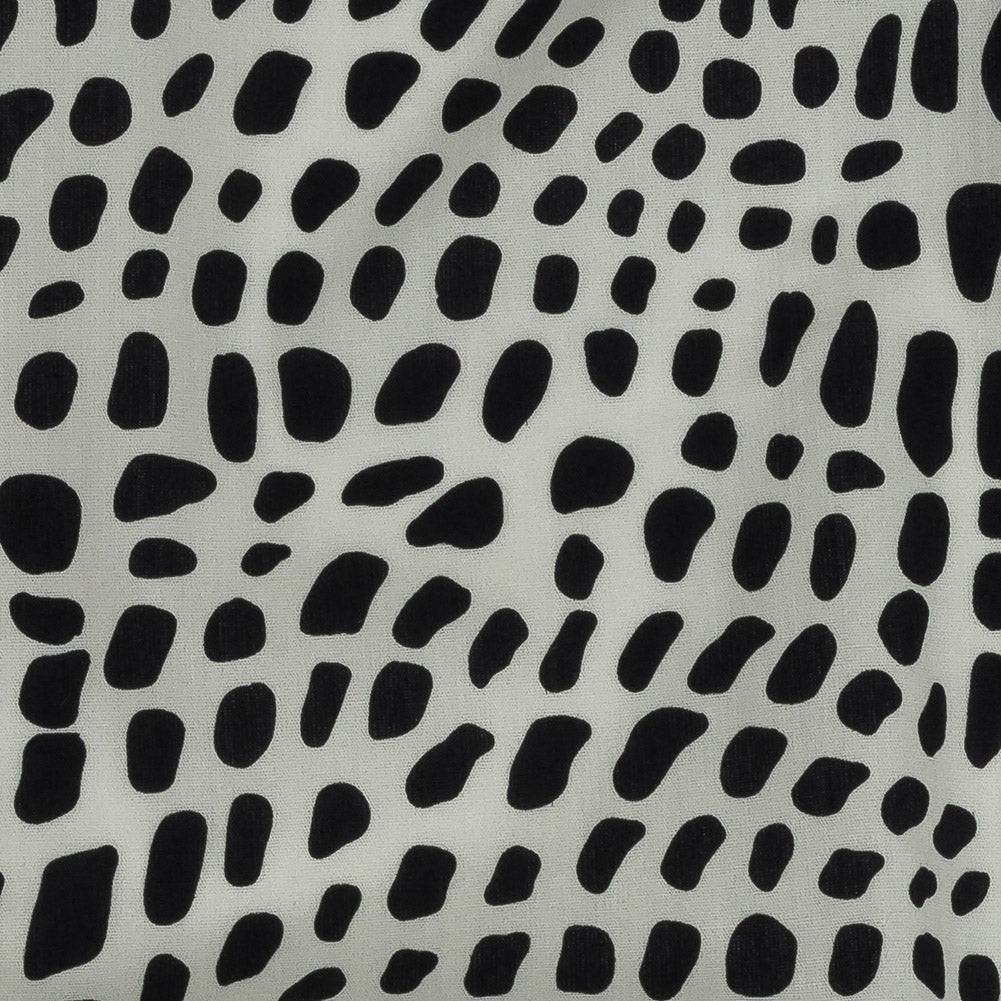 Mood Exclusive Black Got Spots Cotton Poplin