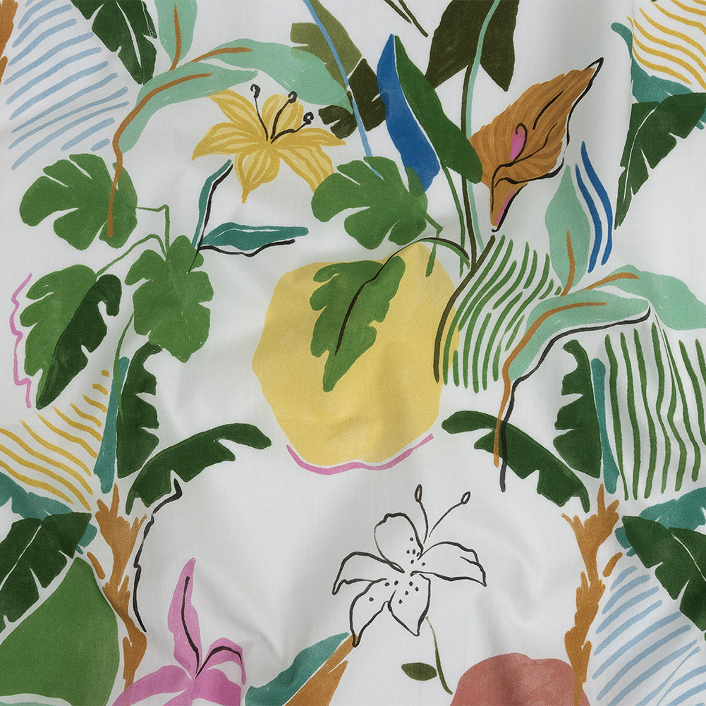 Mood Exclusive Green Belizean Season Cotton Shirting