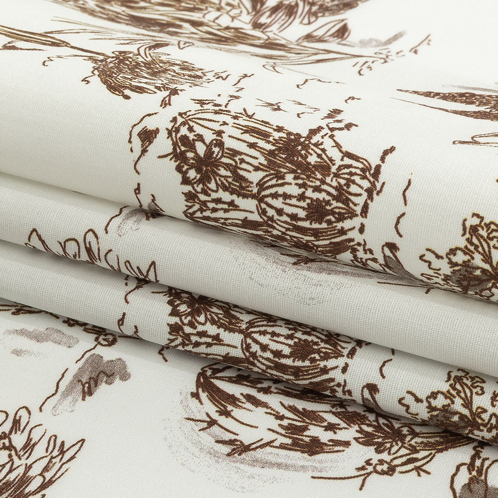 Mood Exclusive Cactus Charisma Stretch Cotton Poplin