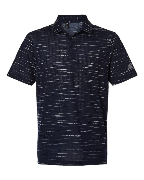 Adidas Men's Ultimate365 Mesh Glimmer Print Polo