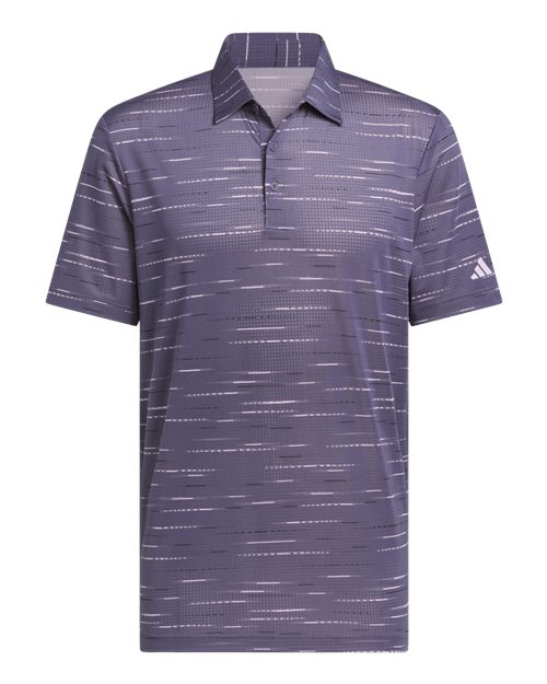 Adidas Men's Ultimate365 Mesh Glimmer Print Polo