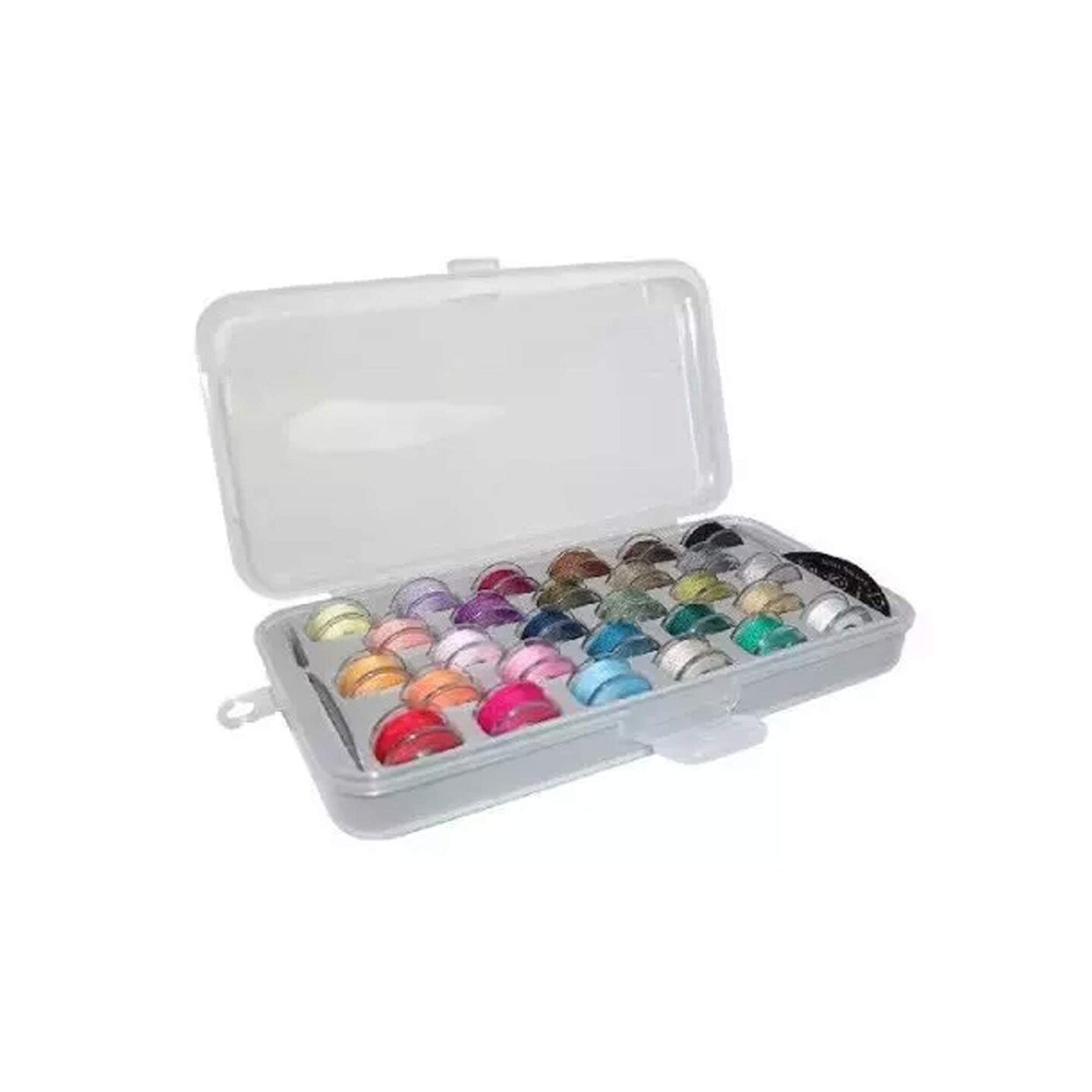 28 Bobbin Organizer Box with Fitted Foam for Sewing