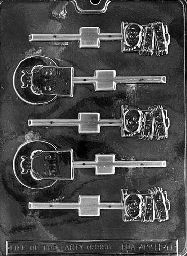 Halloween R.I.P. Lolipops Chocolate Mold