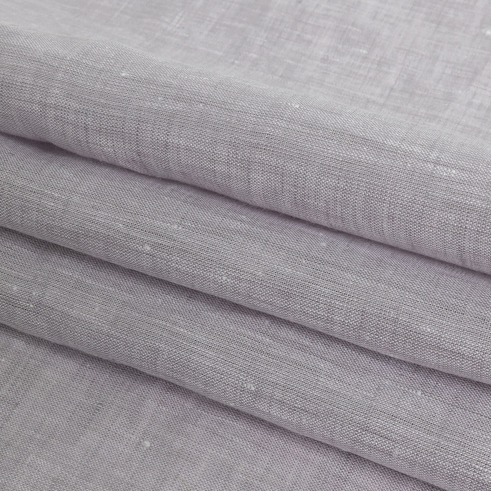 Lightweight Linen Chambray - Heathered Lilac Gray - Minerva Collection