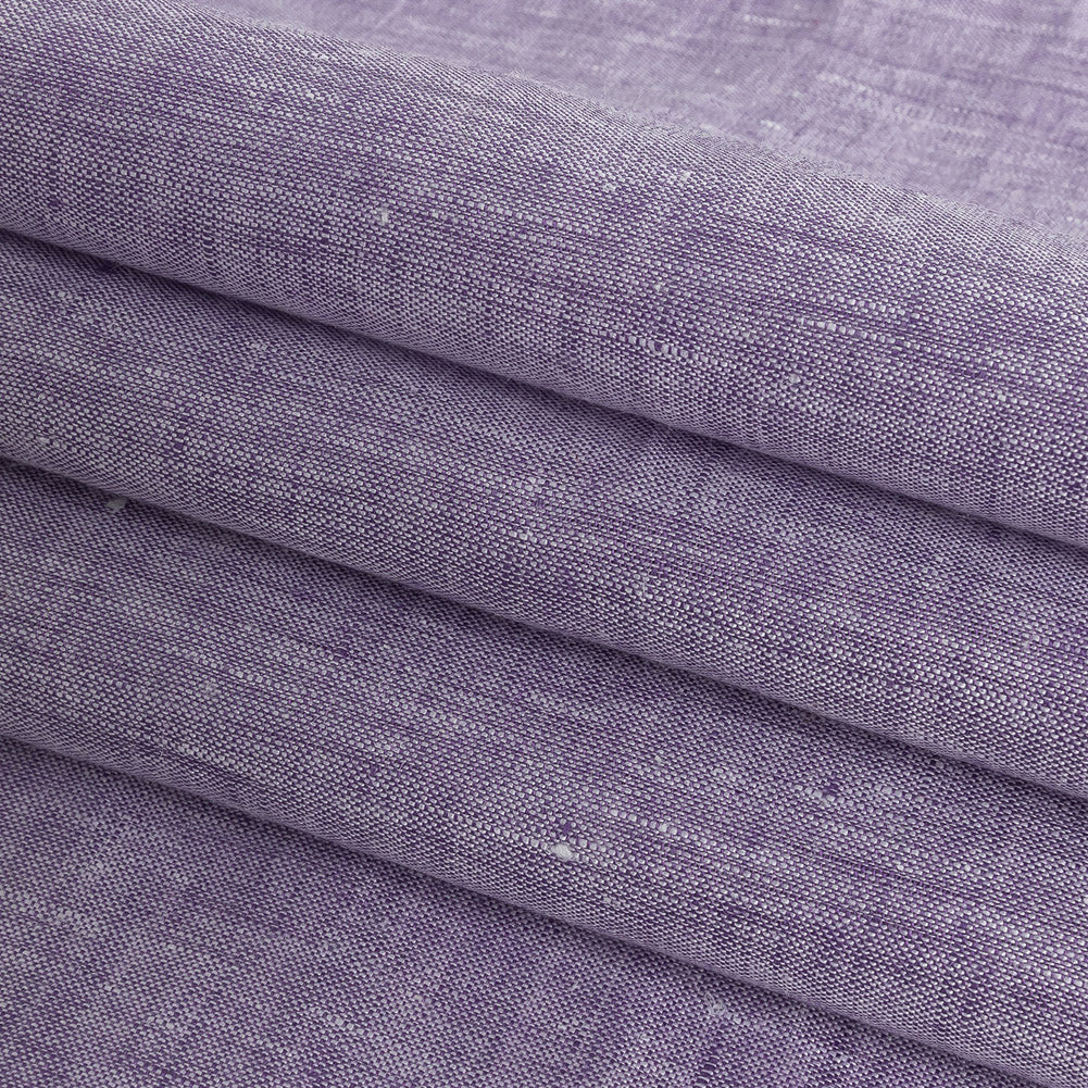 Lightweight Linen Chambray - Heathered Purple Haze - Minerva Collection
