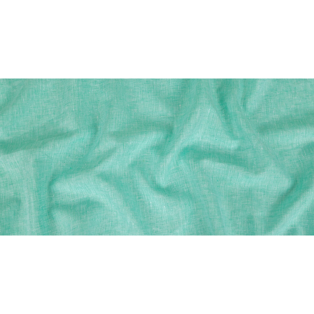 Lightweight Linen Chambray - Heathered Cascade - Minerva Collection