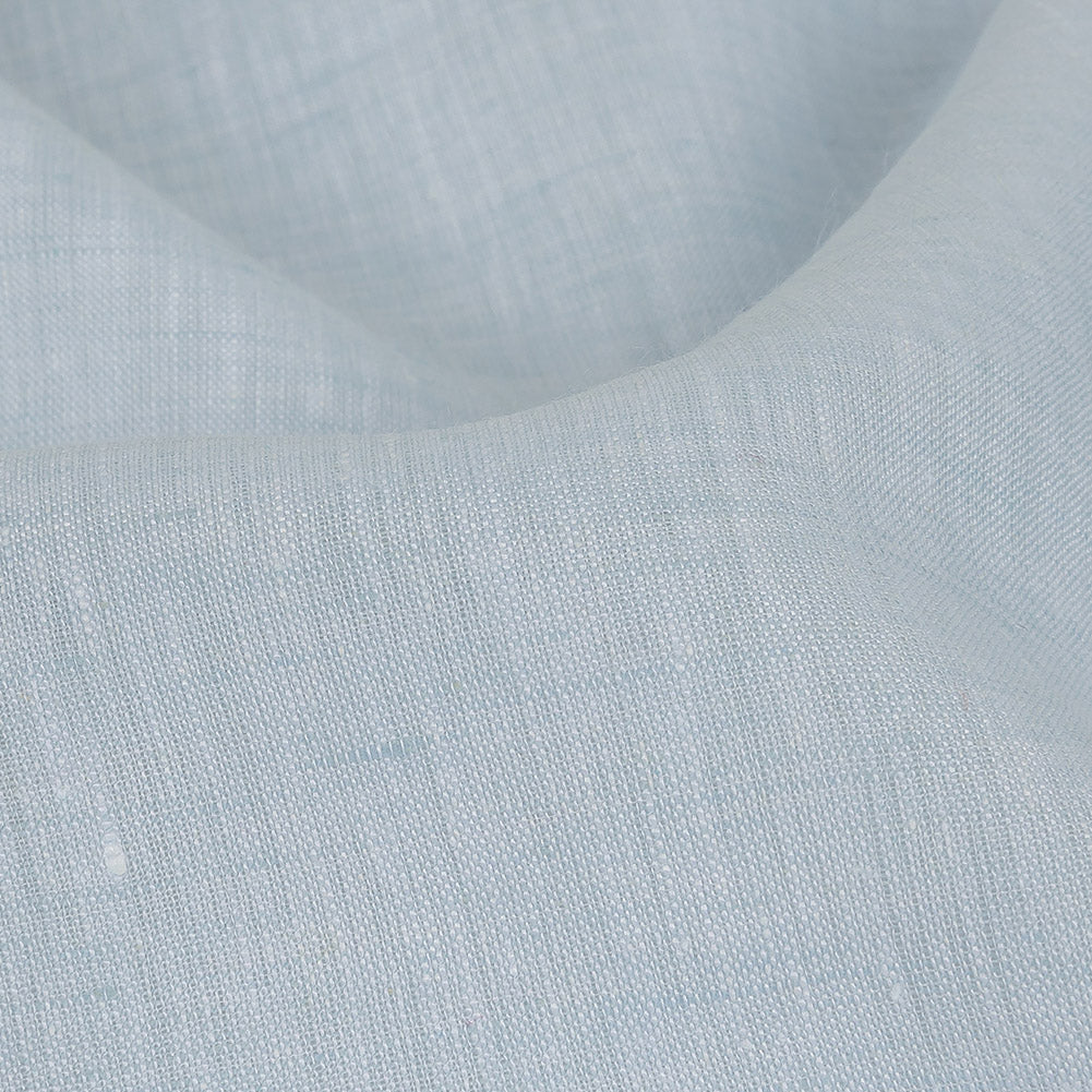Lightweight Linen Chambray - Heathered Xenon Blue - Minerva Collection