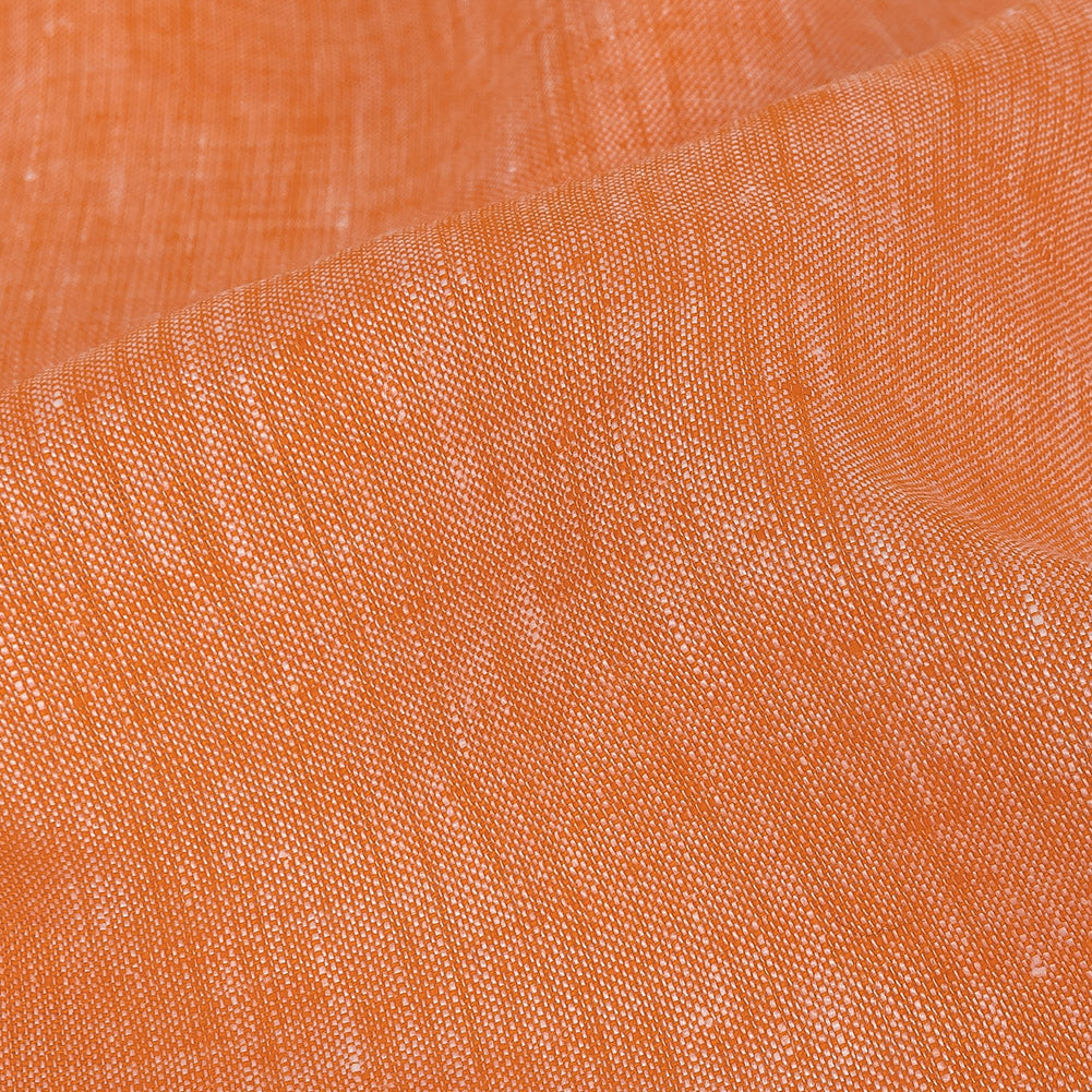 Lightweight Linen Chambray - Heathered Autumn Sunset - Minerva Collection