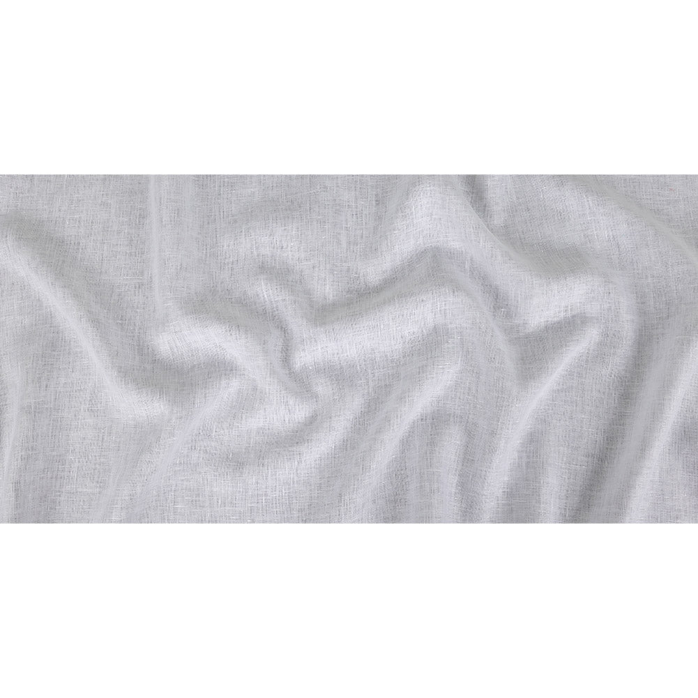 Lightweight Linen Chambray - White Alyssum - Minerva Collection